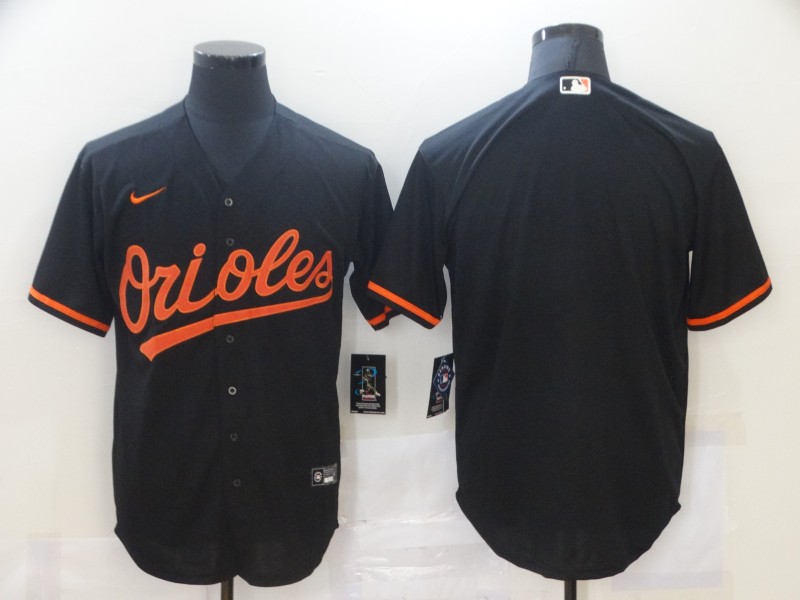Men's Baltimore Orioles Black Alternate Blank Jersey